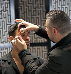 Makeup for Men - Men’s Makeup Being Applied