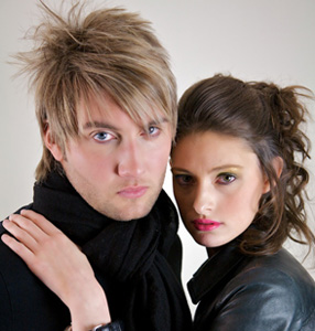 Makeup for a studio portrait