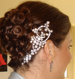Tight Curls Up-do 