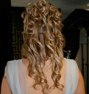 Long Curls Bridesmaid