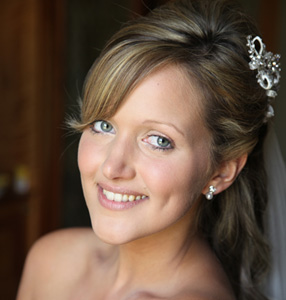 Natural airbrushed bridal makeup