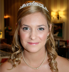 Bride getting married at South L
odge - makeup Karen Loraine