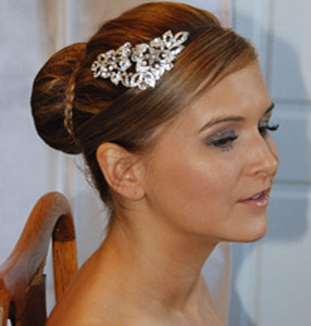 Beautiful bridal bridal hair and makeup