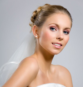 Beautiful bride getting married at South Lodge Hotel - makeup Karen Loraine