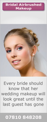 Have your wedding makeup airbrushed at The Makeup Box Studio