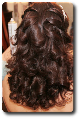 Bridal makeup and hair trial