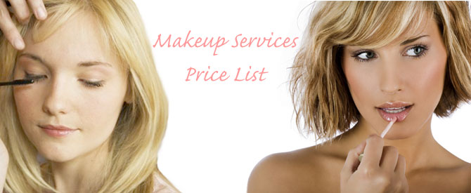 The Makeup Box Studio Price List